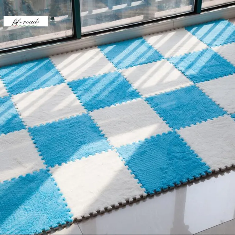 10 шт. коврики из пенопласта в стиле пэчворк модные кофейные пазлы|puzzle mat|carpet