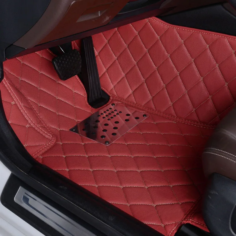 wholy surrounded car floor mats for CadillacSRX special xpe leather pads SUV removable mat environmental protection five seats | Автомобили