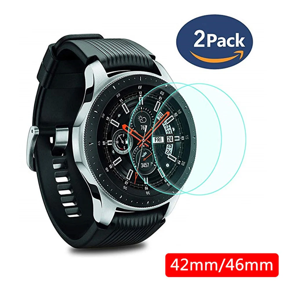 

2 шт., закаленное стекло для часов Samsung Galaxy Watch 42 мм 46 мм