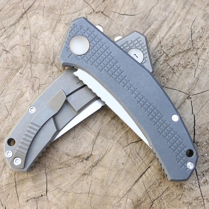 Складной нож Green thorn m390 steel TC4 титановая ручка карманный кухонный для кемпинга и
