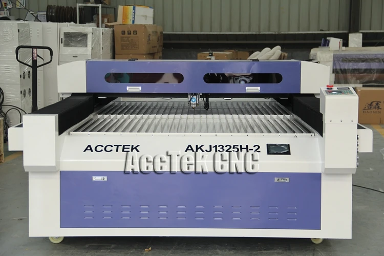 Цзинань acctek 2 мм нержавеющая сталь co2 лазерный резак по металлу 1325 смешанные