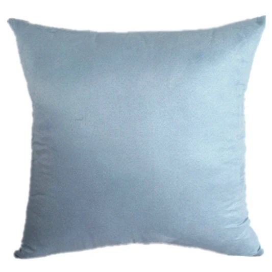 Light blue 1 Модный чехол для подушки на заказ замшевый однотонные Однотонная Одежда Подушка Чехол кресло для дивана домашний декор, торговля 30/35/40/45/50 см подарок - Цвет: Light blue 1