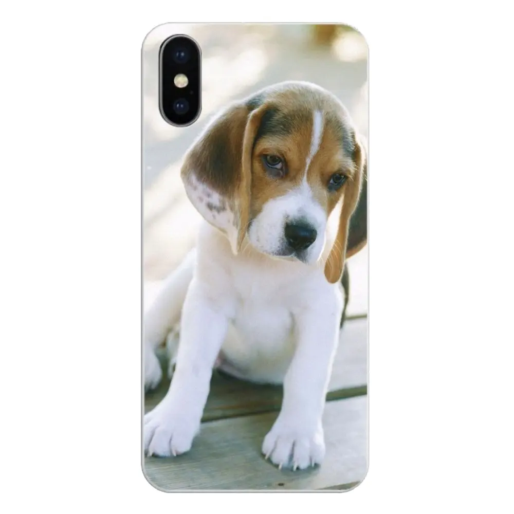 Мягкие прозрачные чехлы для iPod Touch iPhone 4 4S 5 5S 5C SE 6 6S 7 8 X XR XS Plus MAX sweet beagles puppies Loyal Dog |