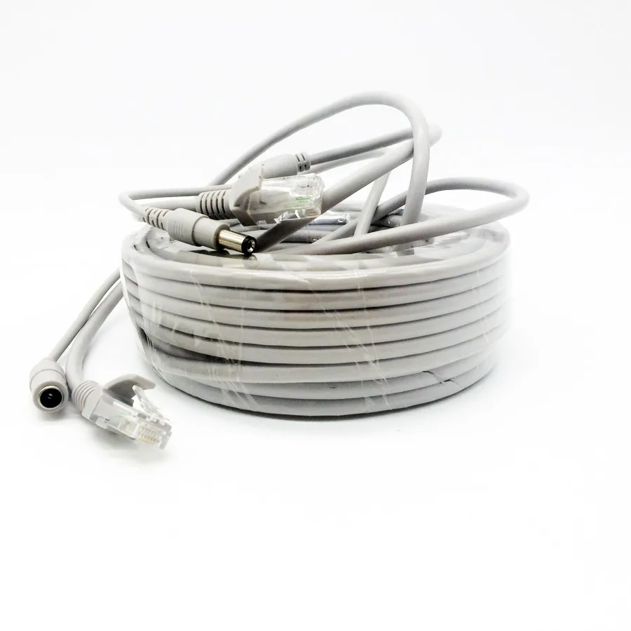 Сетевой кабель для камеры видеонаблюдения удлинитель CAT5/5e 5 м 16 4 фута RJ45 12 В