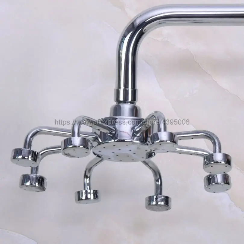 

Polished Chrome Rainfall Shower Heads Bathroom Rain Top Sprayer Bathroom Accessory Bsh205