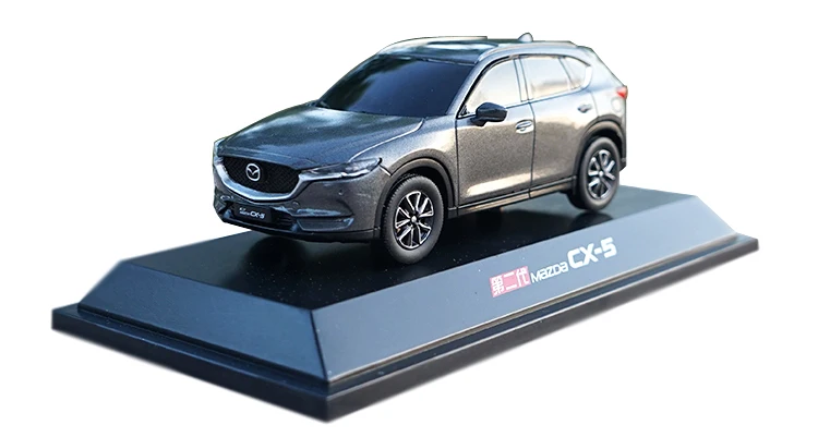 1:43 пластиковая модель для Mazda CX 5 2018 серый SUV игрушечная коллекция автомобилей
