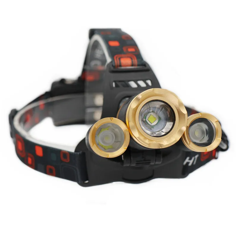 XM-T6x3 светодиодный фонарь с зумом, фонарь для кемпинга, рыбалки, налобный фонарь, 2*18650 аккумулятор/AC/Car/Usb/зарядка