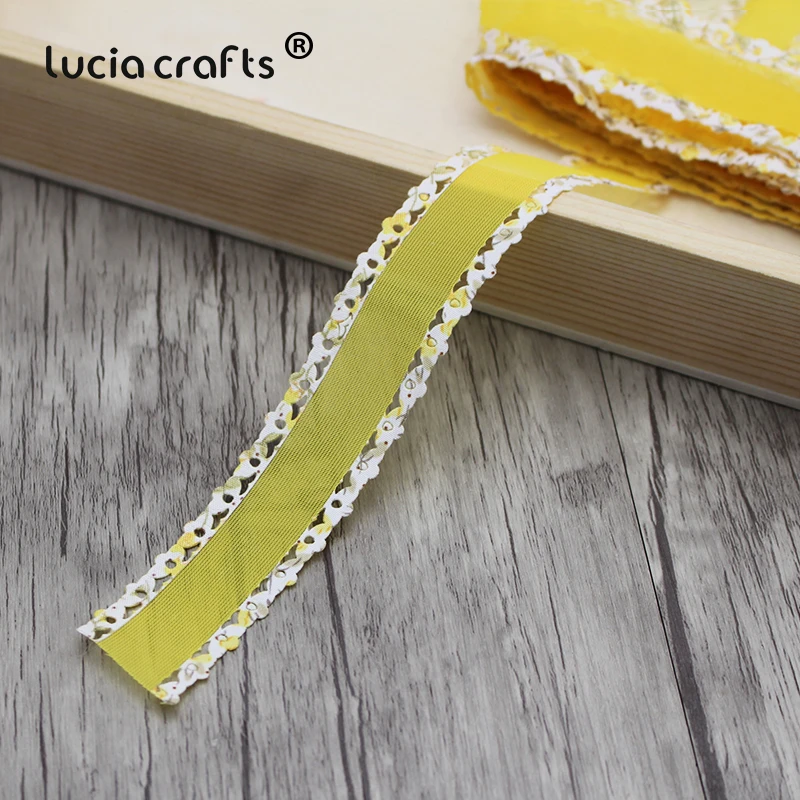 Lucia crafts, 3 ярдов/партия, 25 мм, ленты из органзы, бант для волос, ручная работа, для свадебной вечеринки, для шитья, аксессуары для рукоделия, P0104
