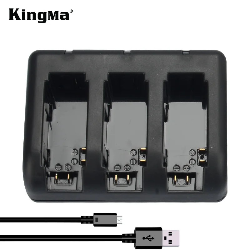 KingMa FOR gopro hero4 3+ 3 3-Channel charger for GoPro HERO4 AHDBT-401 HD HERO3+ HERO3 AHDBT-201 AHDBT-301 AHDBT-302 | Электроника