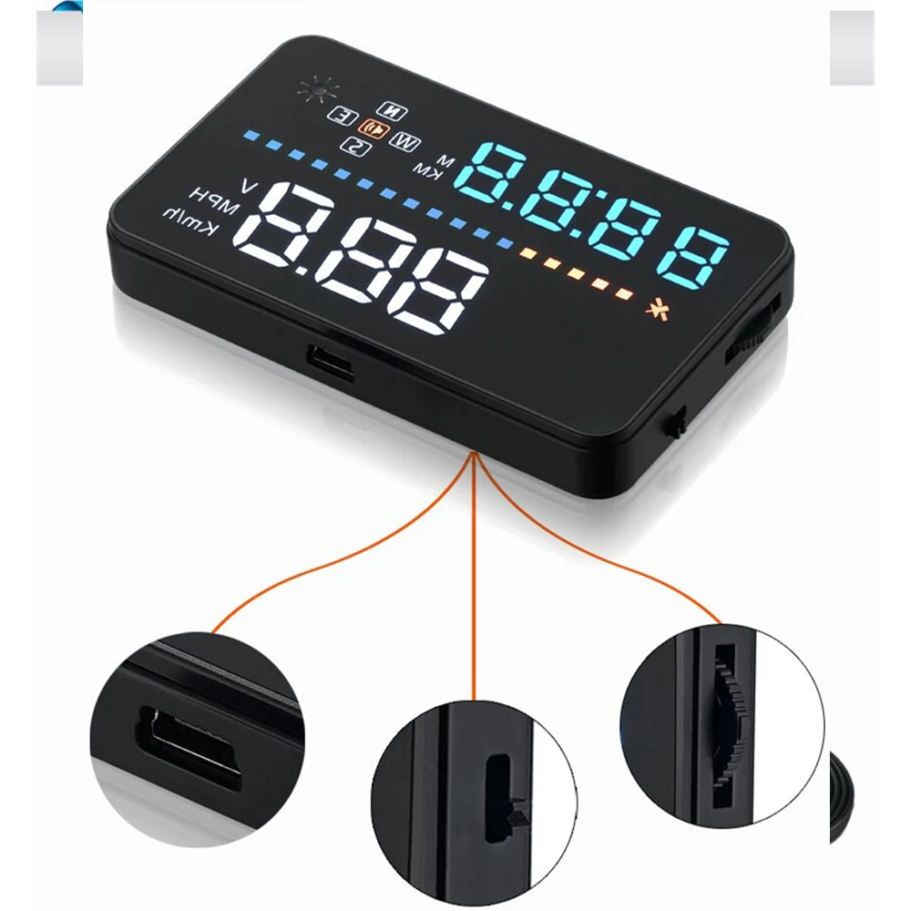 A3 Универсальный 3.5 &quotАвто GPS Автомобилей HUD Head Up Display + OBD2 Интерфейс Превышения