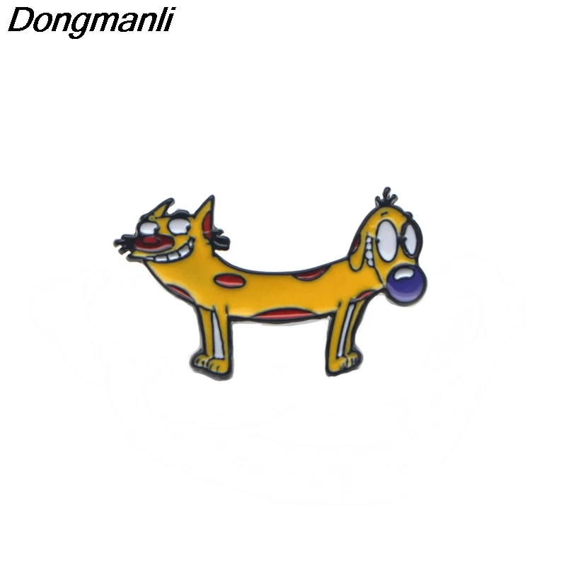 P3277 Dongmanli милый кот эмалированные булавки и броши для женщин мужчин нагрудные
