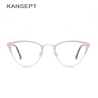 metal woman optical glasses frame fashion breezy cat eye eyeglasses frame for reading and computer high quality3743