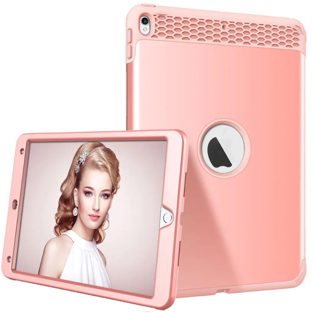 Защитный чехол для планшета для iPad Air 3 10,5 трехслойный сверхмощный ПК мягкая Защитная силиконовая крышка для iPad Pro 10,5 чехол