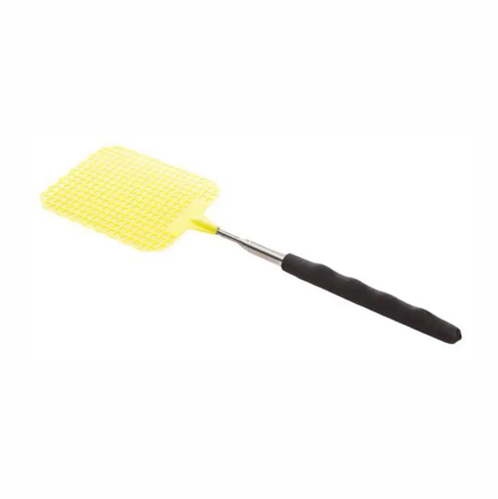 

1Pc Extender Fly Swatter Stainless Anti Mosquito Pest Reject Insect Killer Outdoor Retractable Swatters Telescopic Fly Killer