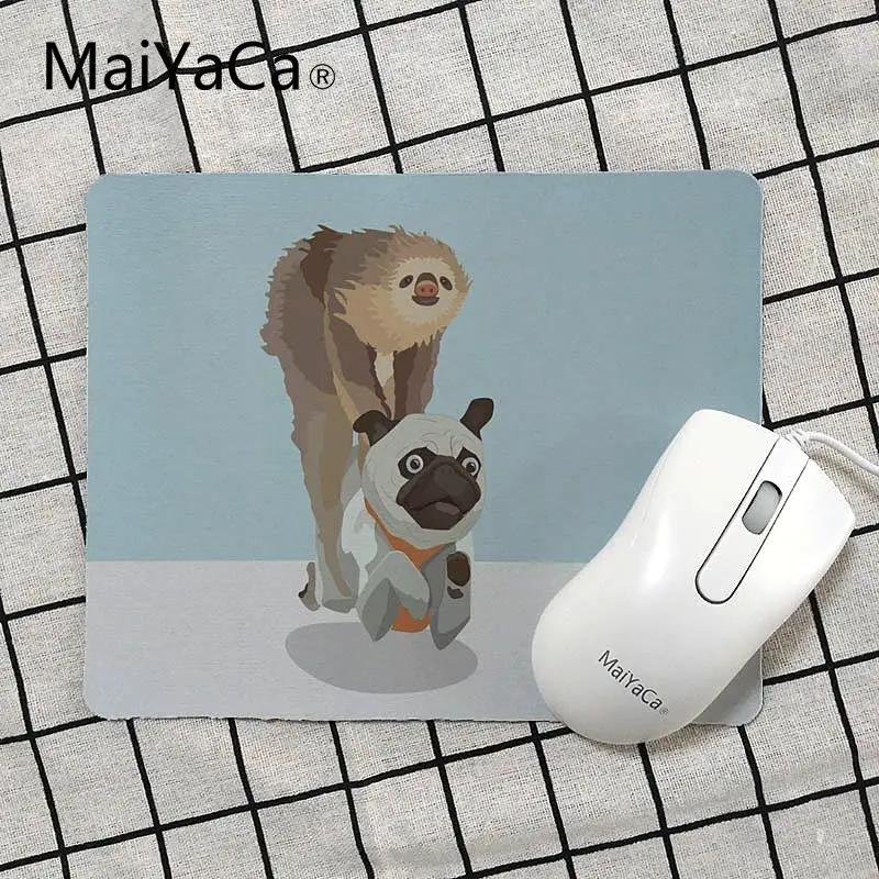 MaiYaCa Подарочный коврик для мальчика милый social Ленивцы ноутбук компьютер коврик для мыши Размер для 18x22 см 25x29 см резиновые коврики для мыши
