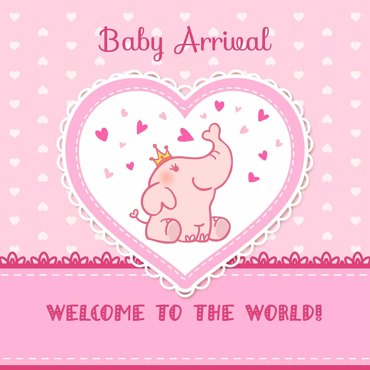 Allenjoy baby shower фон розовый девушка слон любовь сердца фото фотостудия фондовый