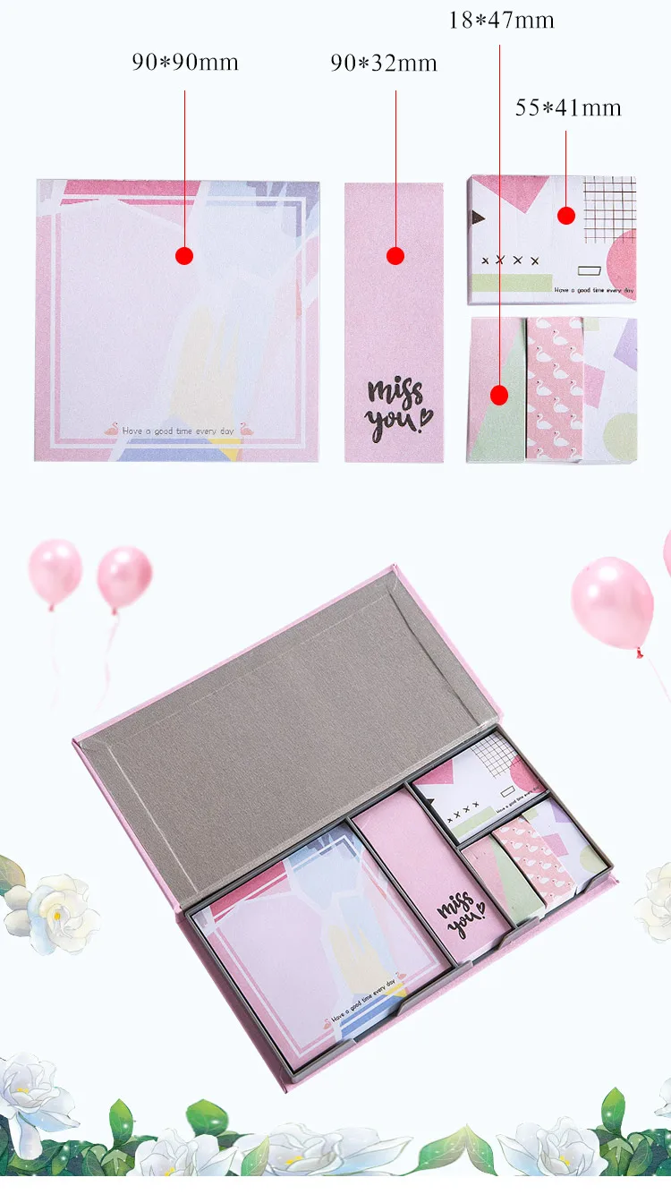 Kawaii записная книжка It Notes бумага портативный Tearable блокнот для заметок Маленькая книга милый липкий блок заметок