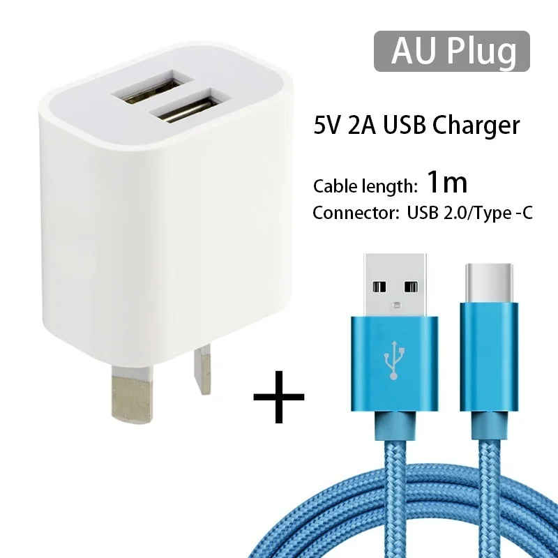 Адаптер зарядного устройства для путешествий с usb кабелем Type C Huawei P20 P30 nova Mate 20/OPPO