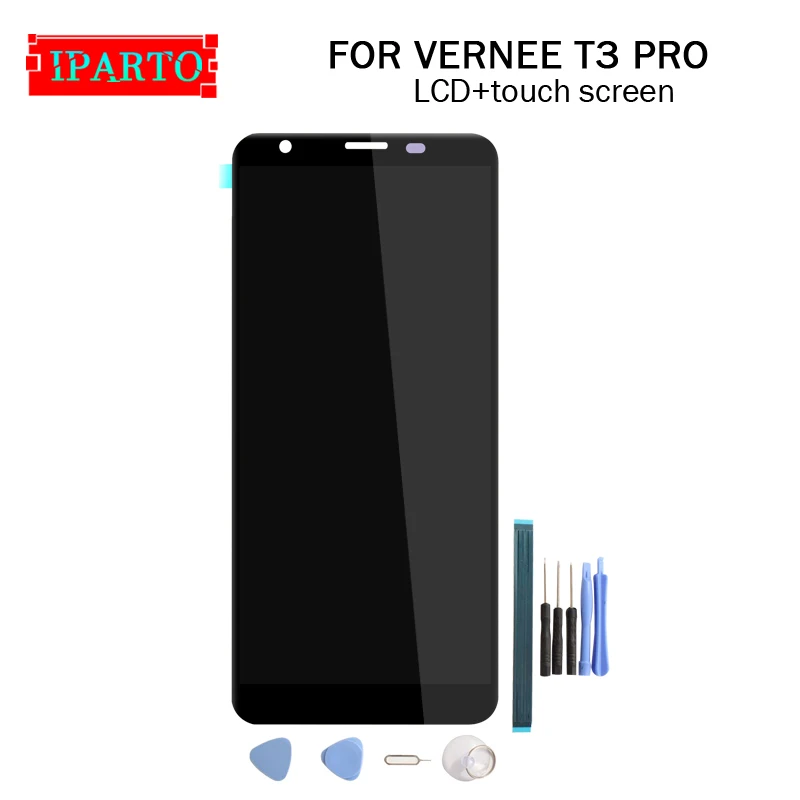 ЖК дисплей VERNEE T3 PRO 5 дюйма + кодирующий преобразователь сенсорного экрана в сборе