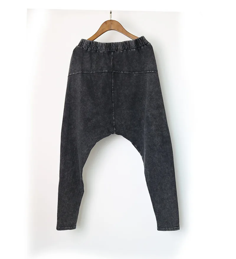 PRBYLDX Модные женские шаровары панк Рок Calca Feminina широкие брюки Pantalon Femme женская