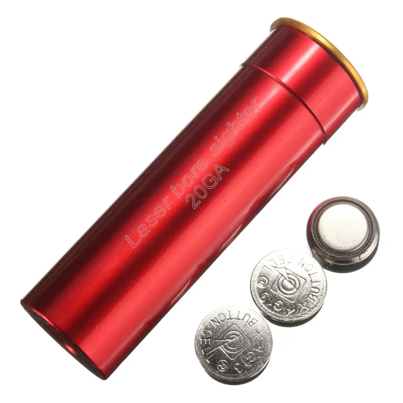 20GA Тактический лазерный прицел GUGULUZA CAL. 223/12GA/20GA/308/7. 62X54R/7.62X39R BoreSighter картридж лазерный прицел для охоты - Цвет: 20GA