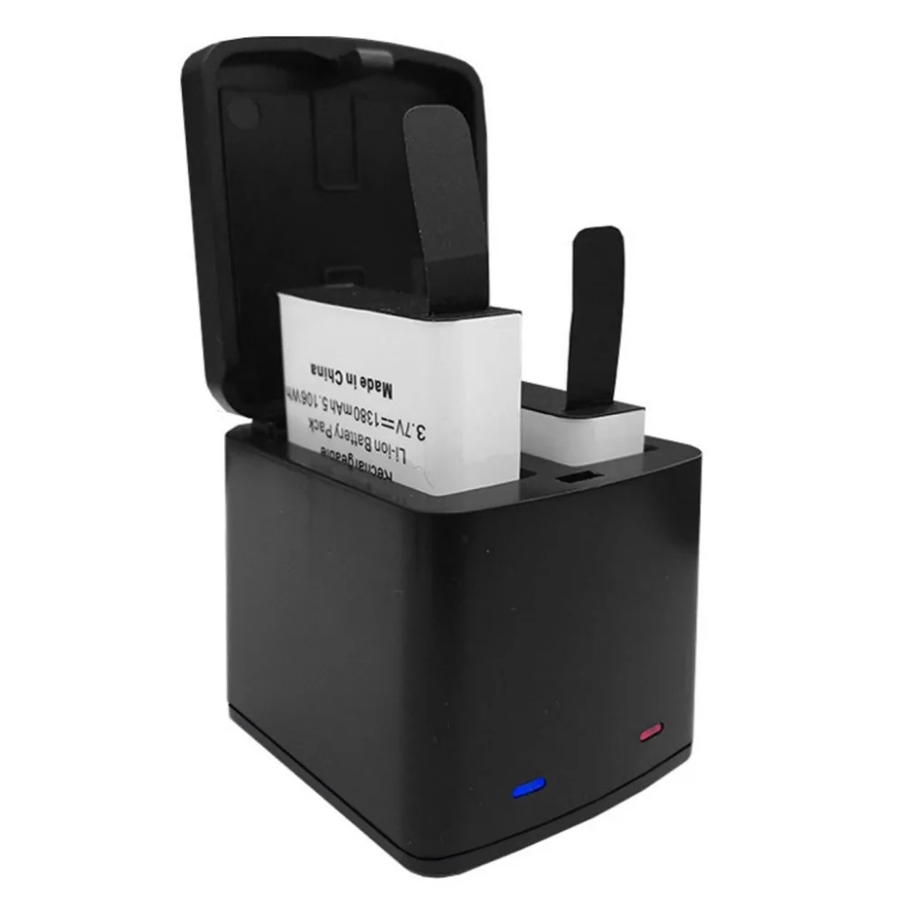 Дорожное настольное зарядное устройство с двумя слотами для SJCAM SJ4000/SJ5000/SJ4000 wifi/Eken H8/H9R/H5s/W9/SOOCOO C30/C10/F68/F88 камера