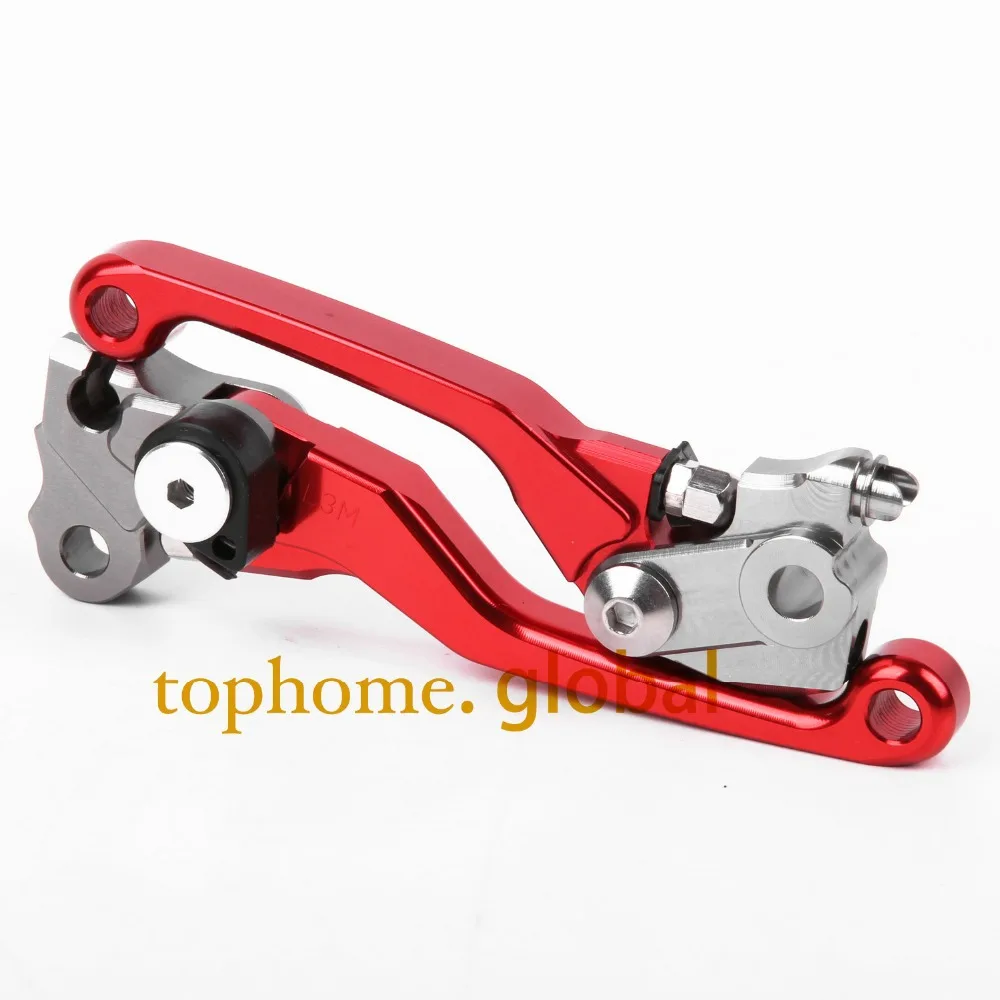 Для Honda CRF250R 2007 - 2020 Пара ЧПУ набор рычагов поворотного тормоза сцепления красный