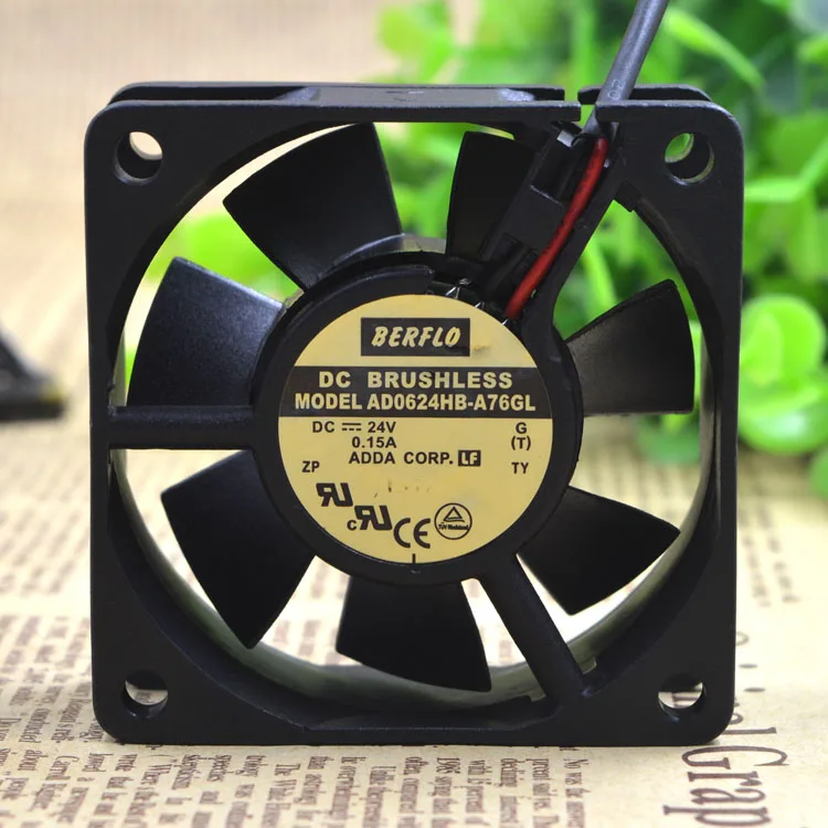 Оригинальный Для ADDA AD0624HB A76GL 6025 24В 0.15A 6 см водостойкий инвертор Охлаждающий