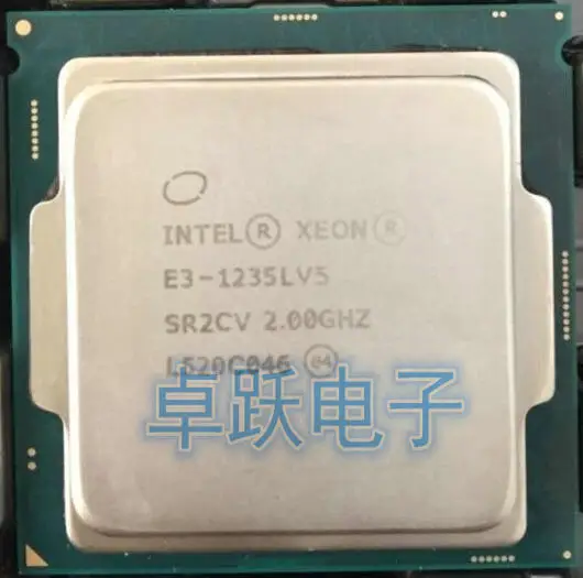 E3-1235LV5 Intel Xeon E3 1235L V5 2,0 ГГц Quad-Core 8 Мб 25W 14nm E3-1235L V5 LGA1151 E3 1235LV5