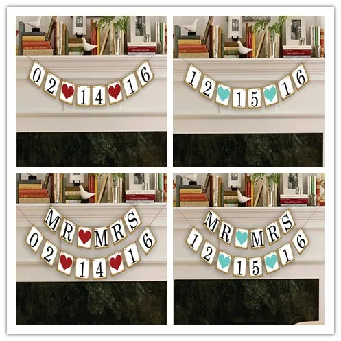 1 х индивидуальные Дата баннер сохранить дату реквизит для свадебной фотографии