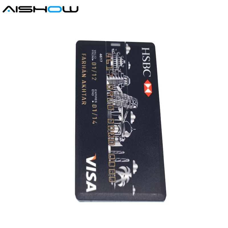 Новое поступление 2016 модель кредитной карты емкостью 100% 4 ГБ 8 16 32 64 USB 2 0 карта