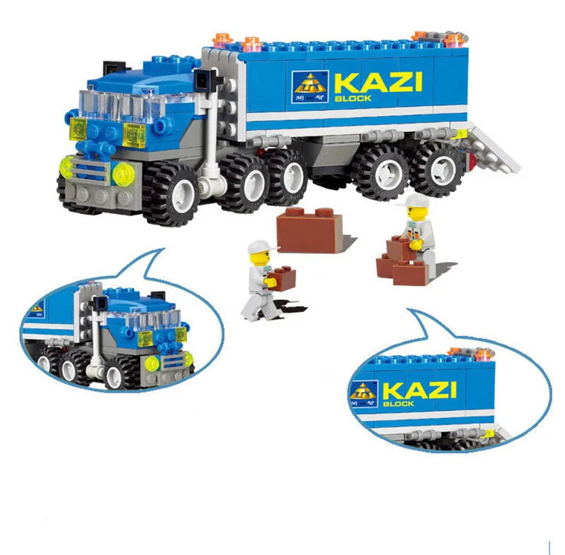 Kazi Legoingly City Car Dumper Truck Building Block 163pc Bricks Educational Construction DIY Birthday Toys For Children | Игрушки и