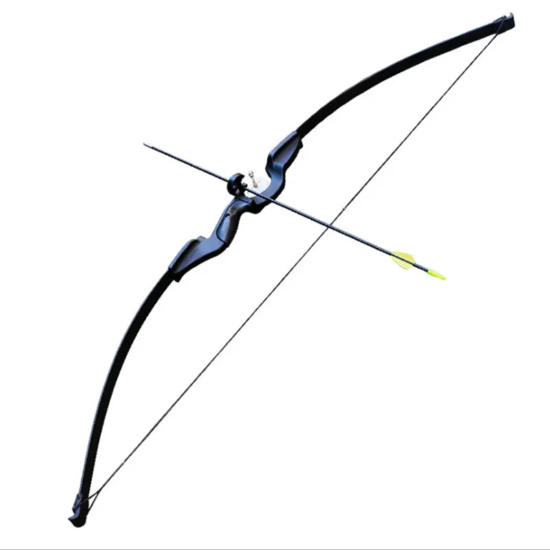 straight bow entry-level fiberglass bow 25 lbs / 30 lbs / 35 lbs / 40 lbs fishing bow aluminum alloy recurve longbow straight