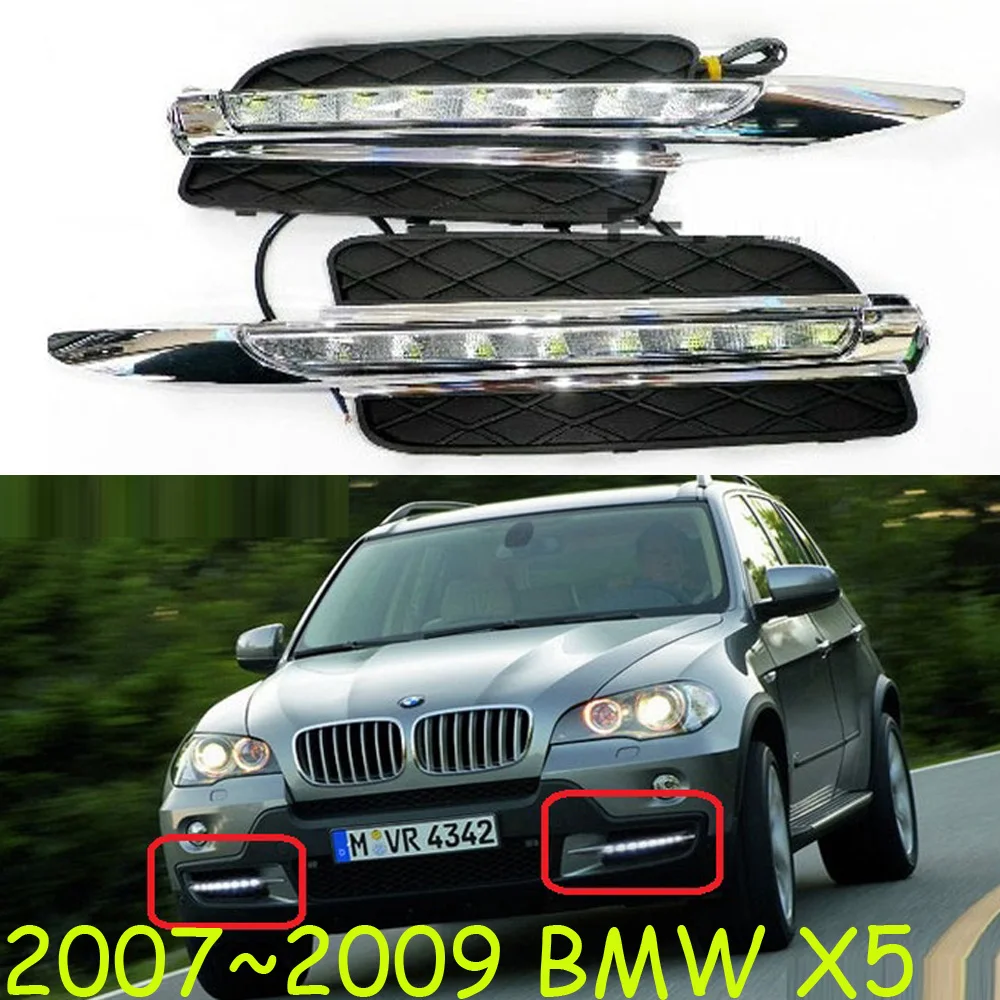Дневные фары X5 2007 ~ 2009 Бесплатная доставка! Светодиодный противотуманные E71 318i 320i