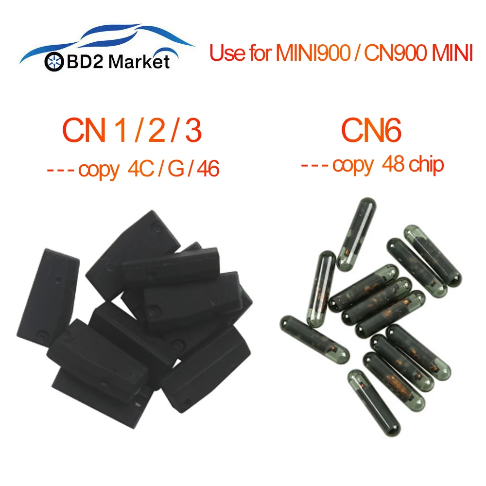 Ключевые программист Cloner CN1 CN2 CN3 CN6 Clone 4C G 46 48 чип специально для мини CN900 Mini900 копировальная машина keydiy 10 шт./лот