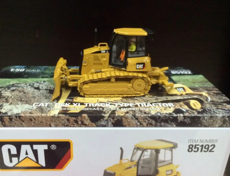 

New Packing - Cat D6K XL Track-Type Tractor 1/50 Scale DieCast By DM #85192 Construction vehicles