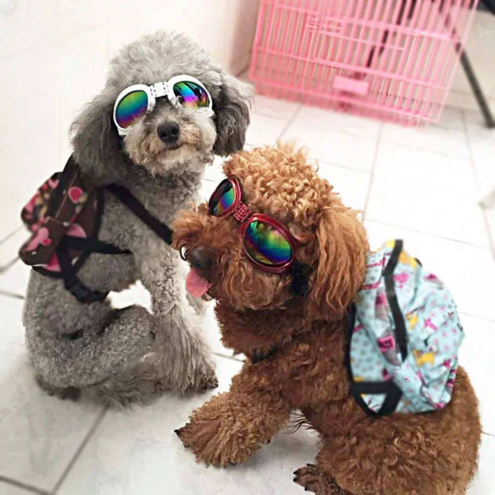 Pet Dogs регулируемые УФ солнцезащитные очки Cat Eye-износ костюм складные солнечные устойчивые очки товары для фото реквизит аксессуары