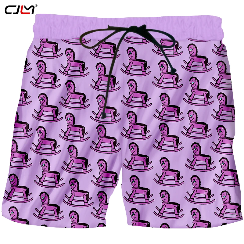 Мужские шорты CJLM с 3D-принтом лидер продаж геометрическим принтом фиолетовая