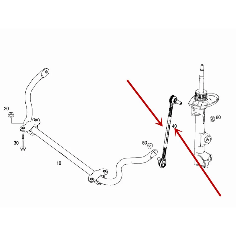 Car Front suspension balance boom C180 E260mer ced esb enzE200 W204 E280 ML350 R350 S350 W207 C350 Balance bar ball head | Автомобили и