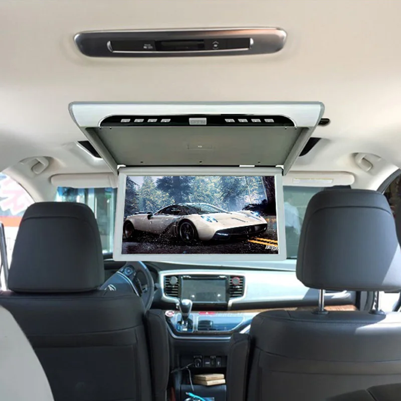 XST 19 дюймовый HD 1080P Автомобильный видеомонитор на крышу с откидным креплением