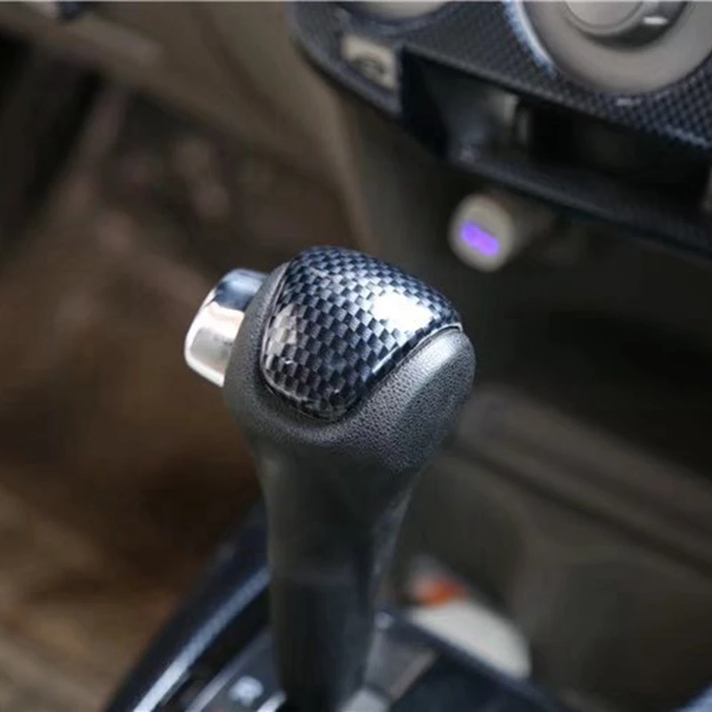 Для Honda City 2008-2012 Черный Красное дерево углеродное волокно внутреннее рулевое колесо переключения передач переключатель окна AC вентиляционные принадлежности 8 шт