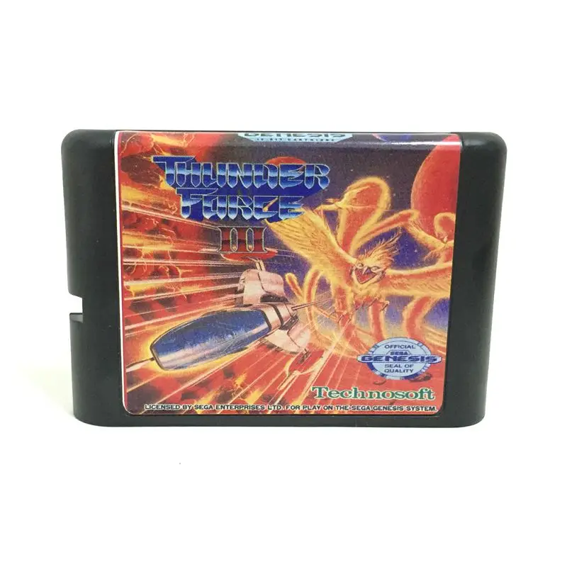 Высококачественный 16-битный игровой картридж Sega MD для системы Megadrive Genesis-сила