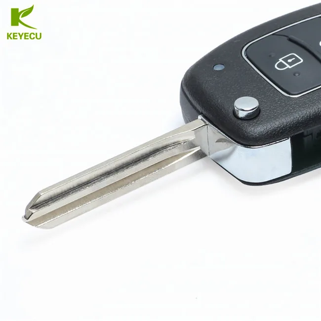 KEYECU 3 кнопки Замена складной дистанционный брелок 433 МГц ID46 для hyundai New Elantra