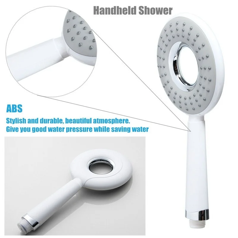 Steering Wheel Shower Head Set High Pressure Rainfall Water Saving Holder For Bathroom | Обустройство дома