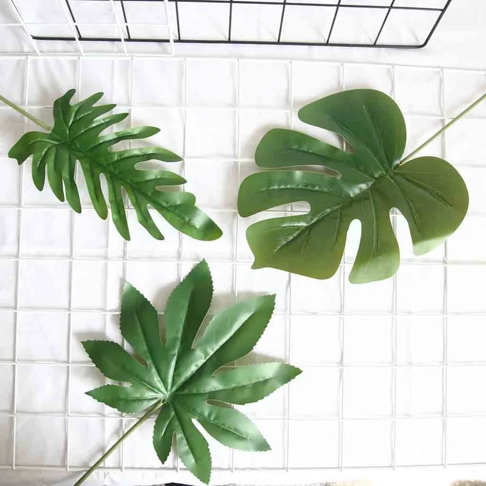 Новинка искусственные пальмовые папоротники Черепаховые листья ветки для
