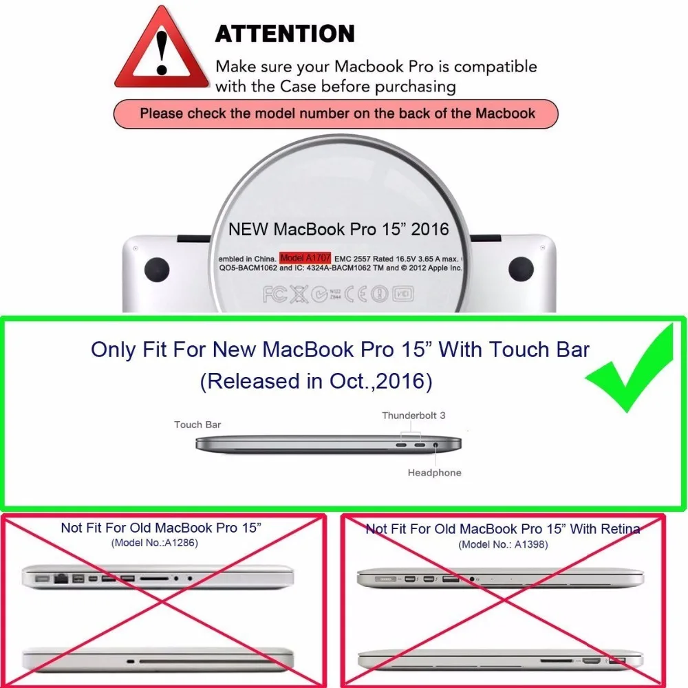 Чехол Mosiso из искусственной кожи для Macbook Pro 15 touch bar Retina 2017 2018 Mac аксессуары A1707|case for