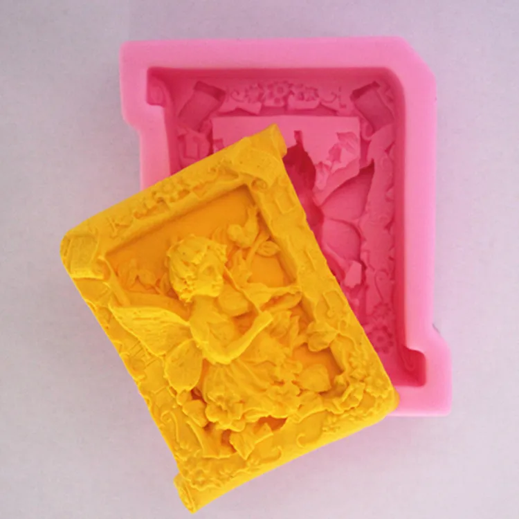 Силиконовая форма для мыла с изображением ангела