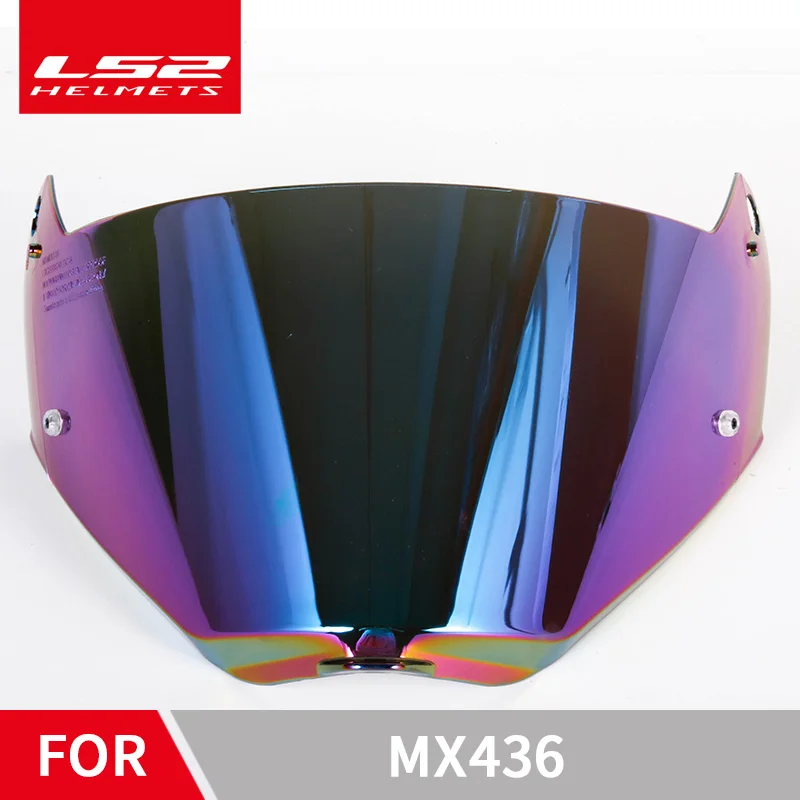 LS2 MX436 шлем козырек подходит для модели LS2 MX436 внедорожный шлем Объектив Стекло темный дым прозрачный заменить лицевой экран