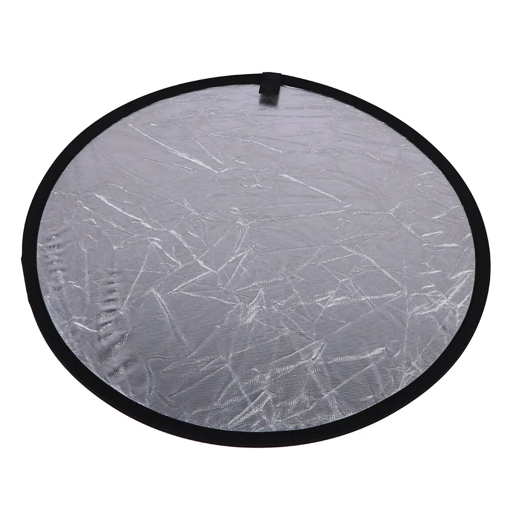 

Photo Studio Reflector 23.6"/60cm Handhold Multi Collapsible Portable Disc Light Reflector for Photography 2in1 Gold and Silver