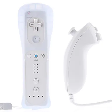 2 в 1 беспроводной пульт дистанционного управления для Nes Wii Встроенный Motion Plus Nunchuk